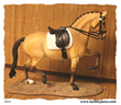 Dressage tack set made for model horses by Jana Skybova